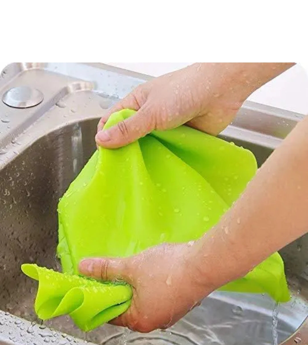 Silicon Fondant Rolling Mat or Silicone Baking Sheet Large with Measurements Stretchable for Kitchen Roti Chapati Cake Pad Cooking Dough Atta Kneading Big Size