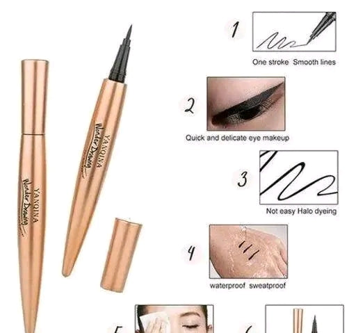 Yanqina 24H BLAK

WATERPROOF LIQUID SKETCH EYELINER PACK OF 1