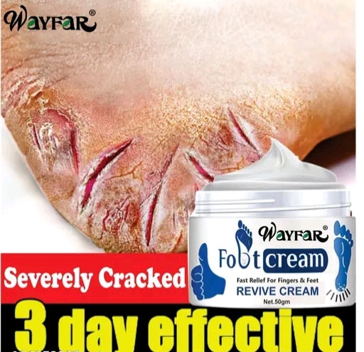 WaYFaR Foot Crack Cream For Dry Cracked Heels & Feet (50gm) Pack of 1